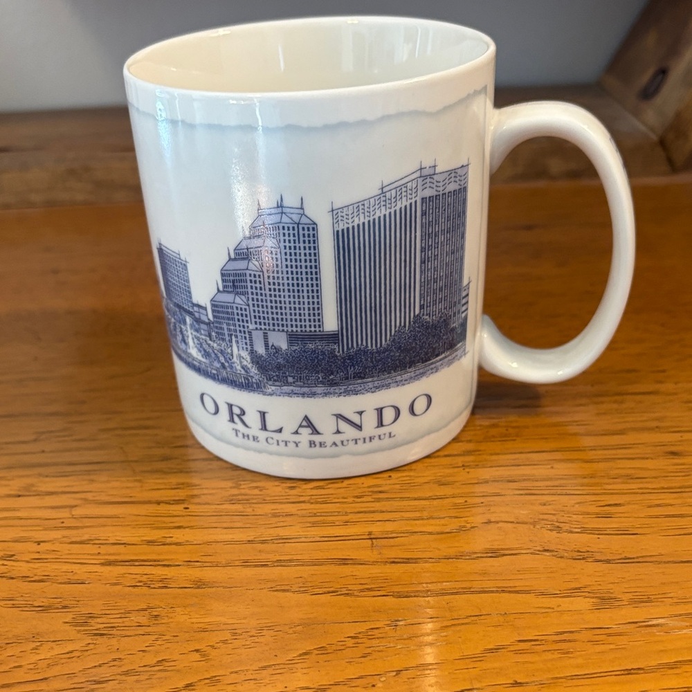 Starbucks Orlando Cityscape Mug - White and Blue